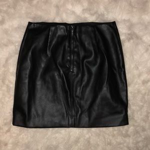 Leather Skirt